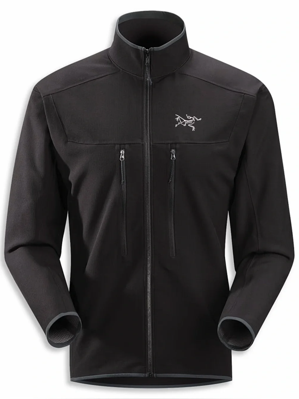 Arc’teryx Acto MX Jacket Men’s Large Black Aerius Grid Loft Technical Full Zip